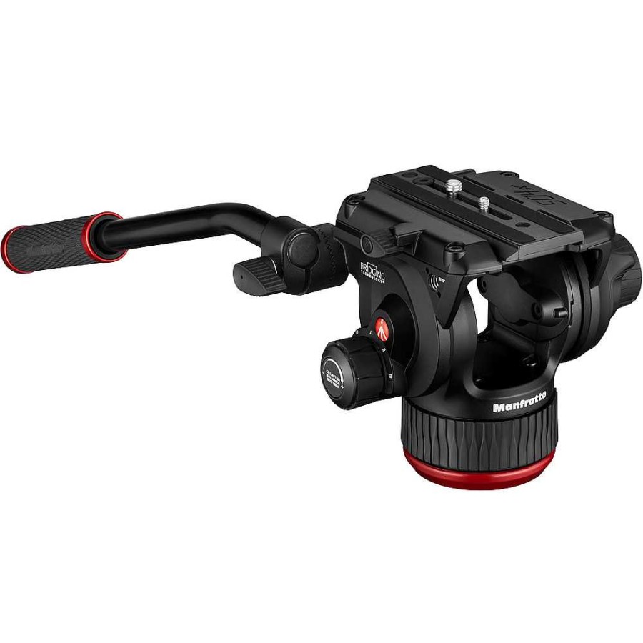 Manfrotto Manfrotto 504X Fluid Video Head & Mvttwinma Aluminum Tripod With Mid-Level Spreader Video Tripods & Supports