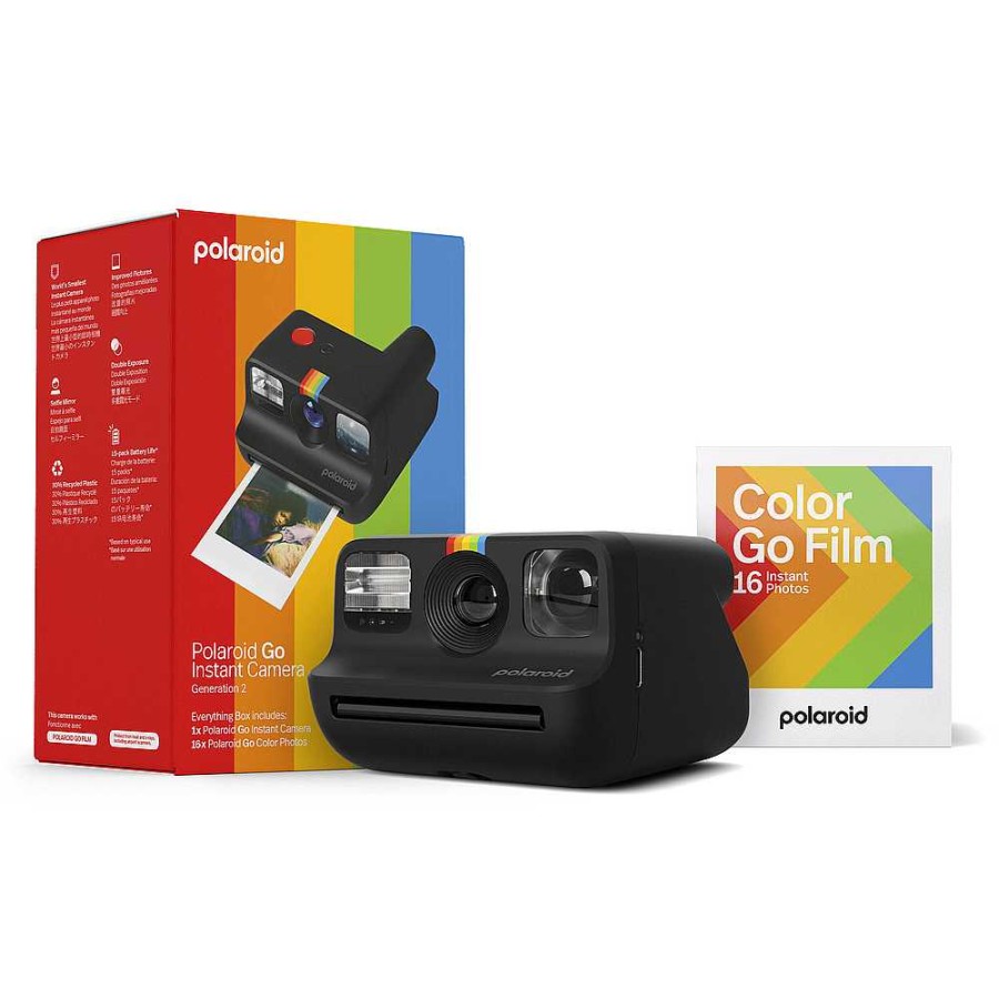 Polaroid Polaroid Go Generation 2 Instant Film Camera Everything Box (Black) Film Cameras