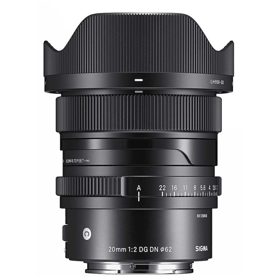 Sigma Sigma 20Mm F/2.0 Dg Dn Contemporary Lens For Sony E Wide Angle Lenses