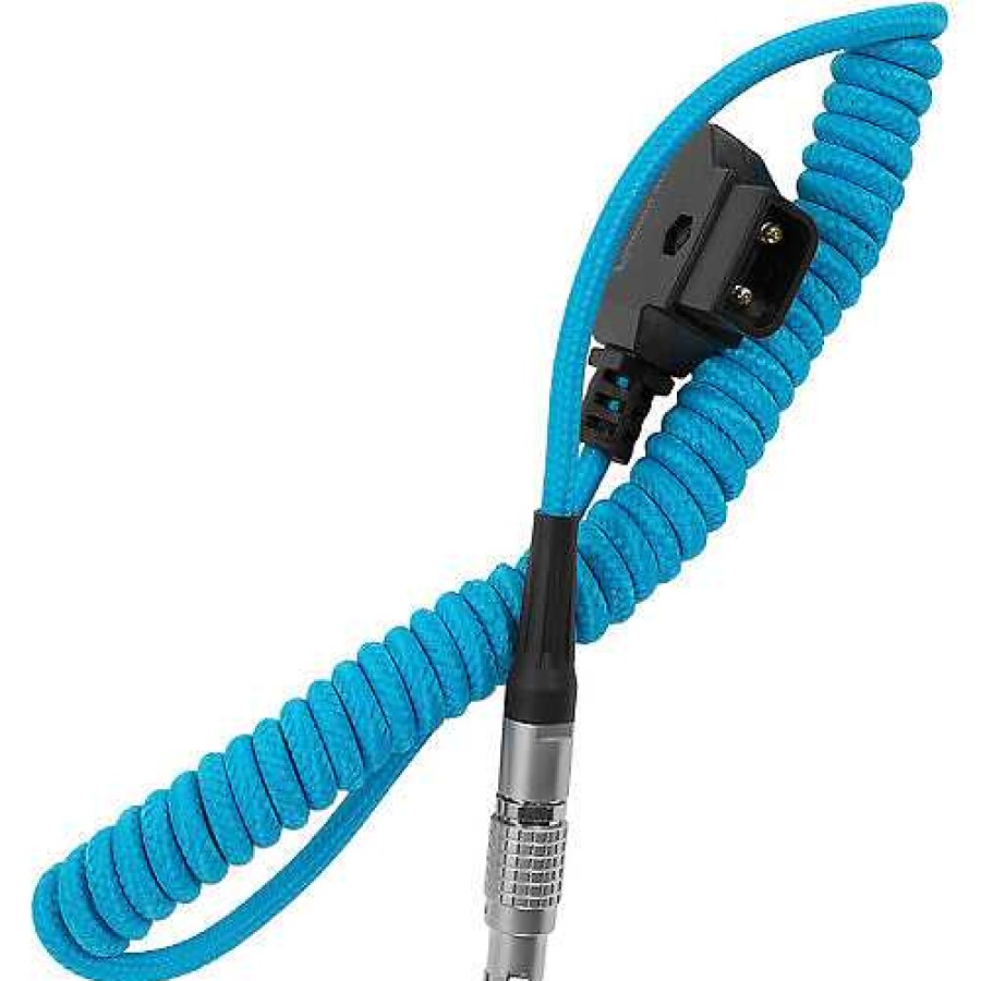 Kondor Blue Kondor Blue D-Tap To Lemo 2-Pin 0B Male Power Cable (Coiled) Video Cables