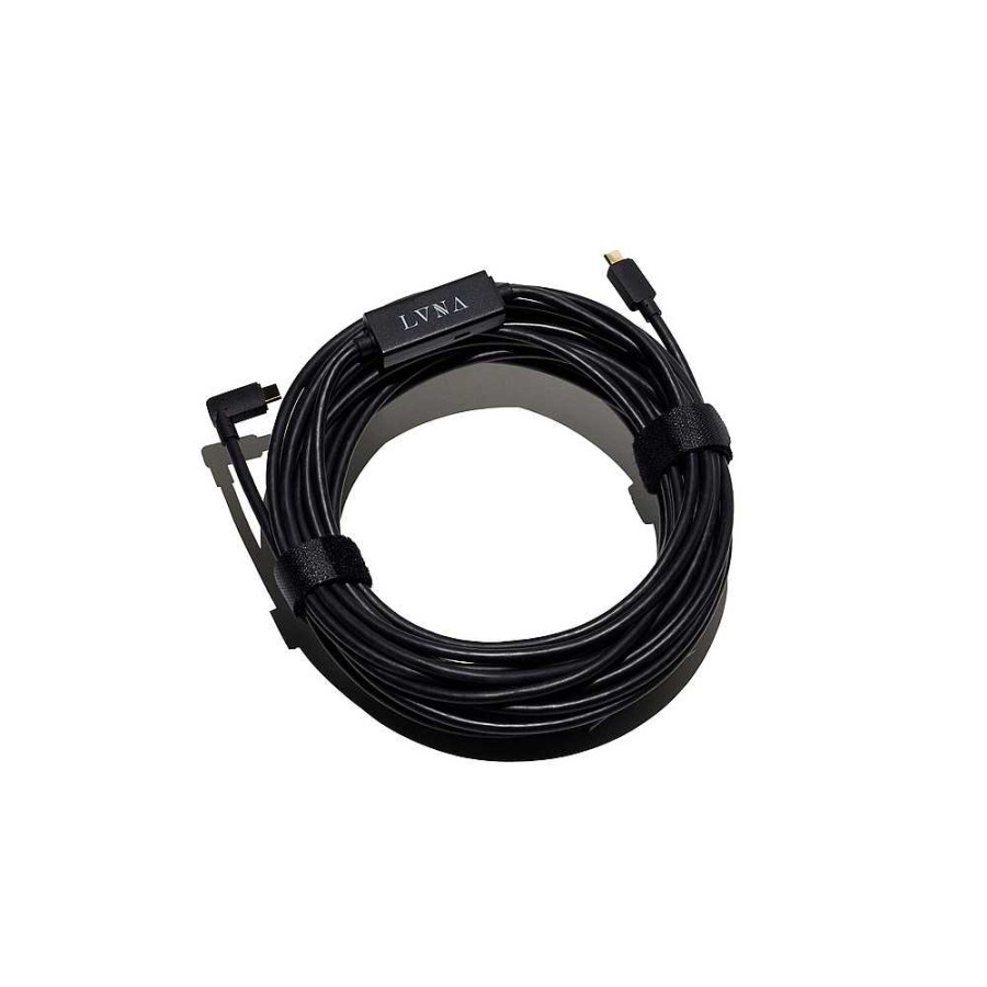 LVNA Lvna 32.8 Ft. Right Angle Usb-C To Usb-C Directional Tether Cable (Black) Cables