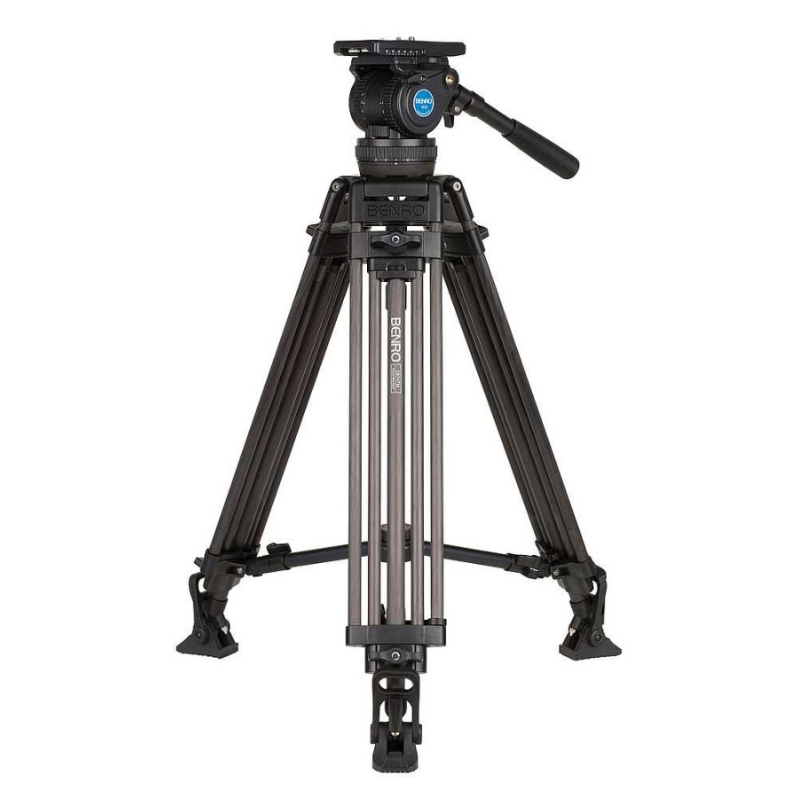 Benro Benro C674Tm Carbon Fiber Tandem-Leg Video Tripod (100Mm Bowl) Video Tripods & Supports