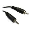 Calrad Calrad Audio Cable With 3.5Mm Mono Plug Each End 6 Ft. (Black) Audio Cables