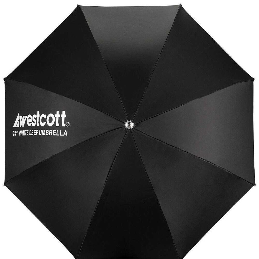 Westcott Westcott 24 In. Deep White Bounce Umbrella Lighting Umbrellas