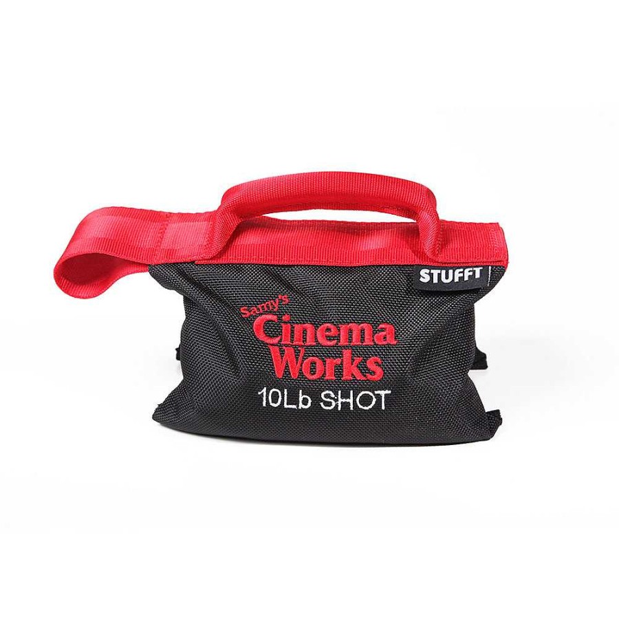 STUFFT Stufft Cinema Works 10 Lb Shot Bag (Black With Red Handle) Sand & Weight Bags