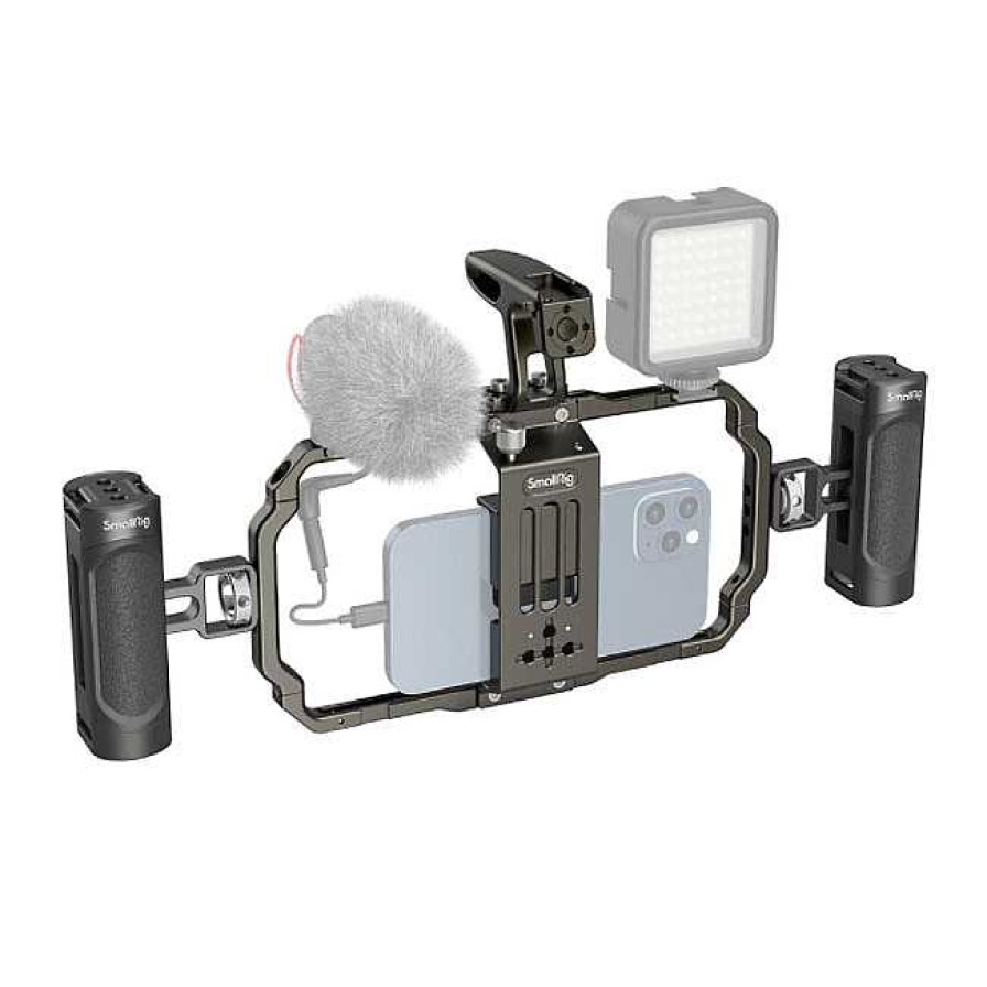 SmallRig Smallrig Universal Mobile Phone Handheld Video Rig Bundle Kit Camera Support Systems