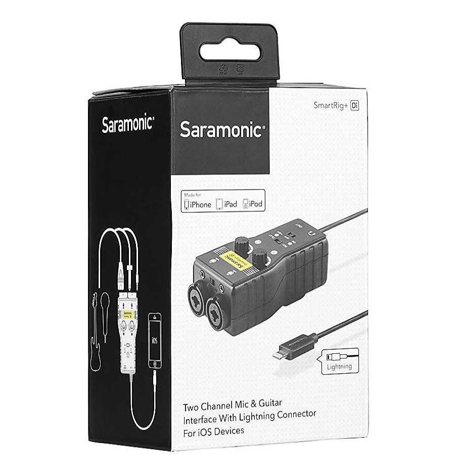 Saramonic Saramonic Smartrig+ Di Two-Channel Mic And Guitar Interface With Lightning Connector For Ios Devices Pro Audio Mixers