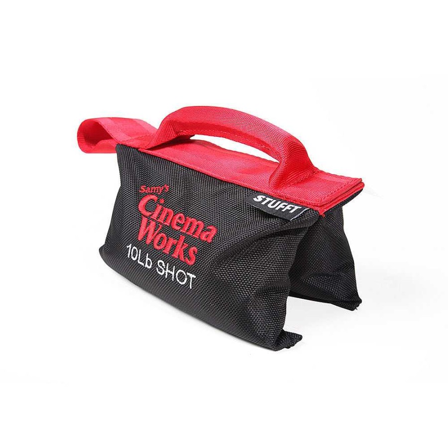 STUFFT Stufft Cinema Works 10 Lb Shot Bag (Black With Red Handle) Sand & Weight Bags