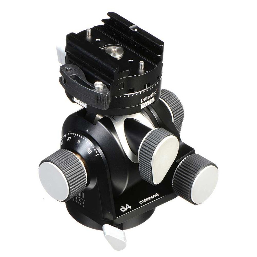 Arca-Swiss Arca-Swiss D4 Tripod Head With A Fliplock Lever Quick Release (Geared) Tripod Heads