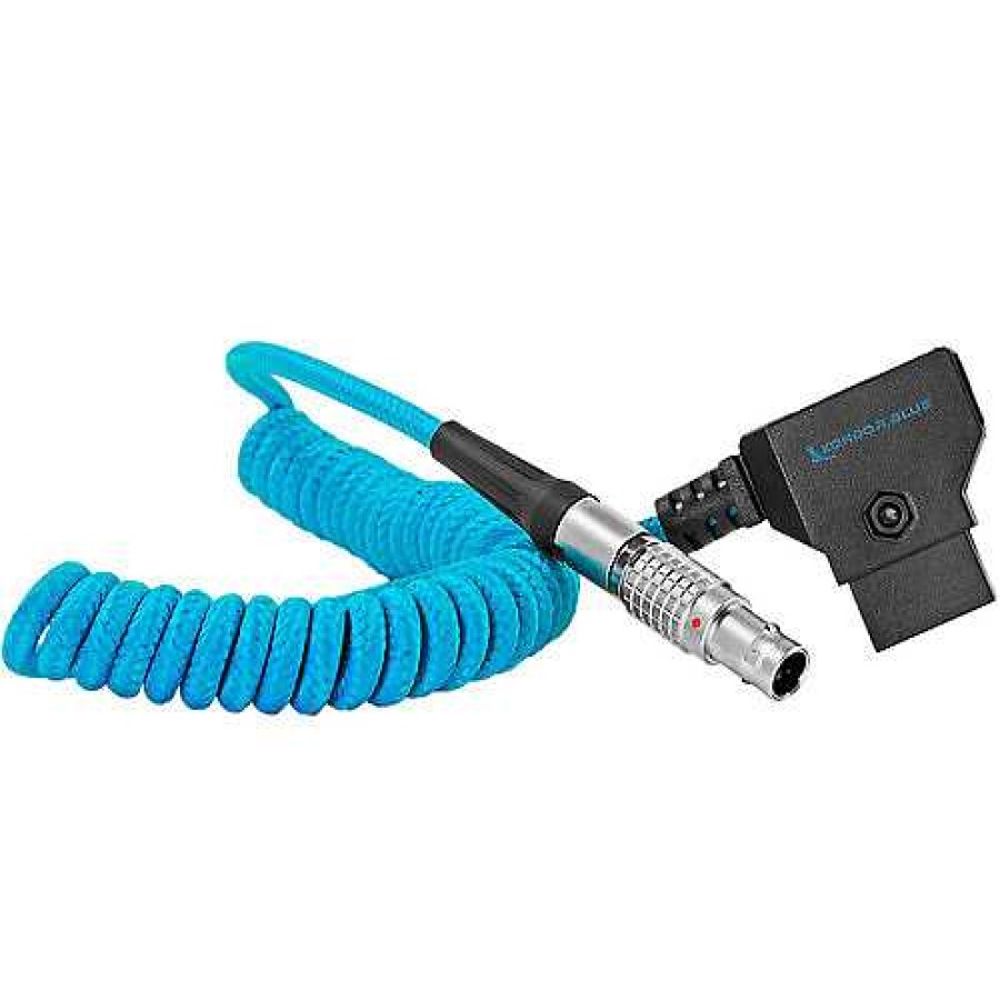 Kondor Blue Kondor Blue D-Tap To Lemo 2-Pin 0B Male Power Cable (Coiled) Video Cables