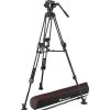 Manfrotto Manfrotto 504X Fluid Video Head & 645 Aluminum Tripod With Mid-Level Spreader Video Tripods & Supports