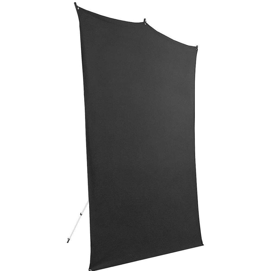 Savage Savage 5 X 7 Ft. Backdrop Travel Kit (Black) Background Stands