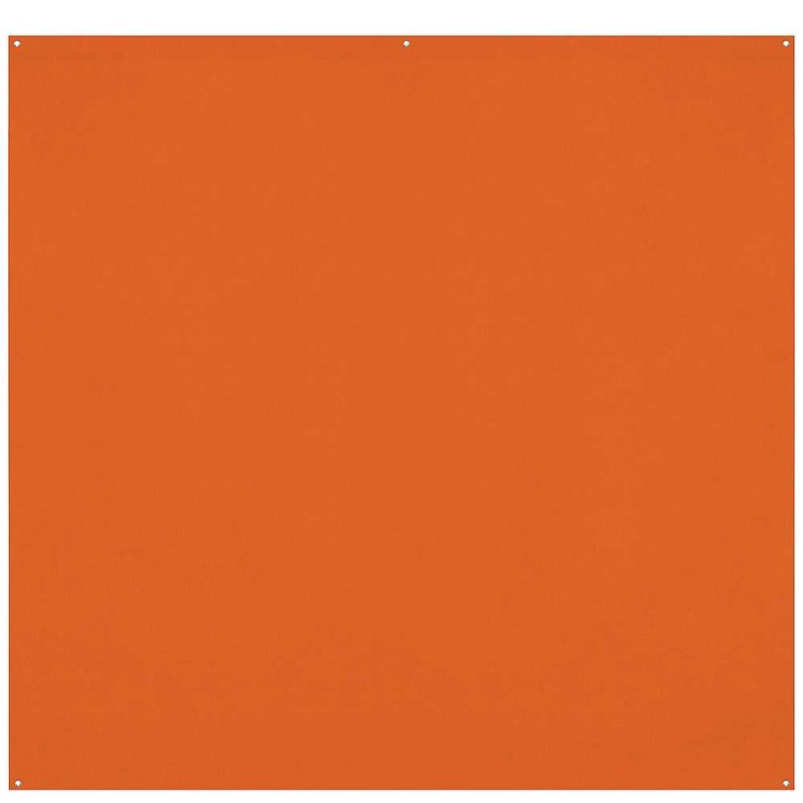 Westcott Westcott 8 X 8 Ft. Wrinkle-Resistant Backdrop (Tiger Orange) Fabric Backgrounds