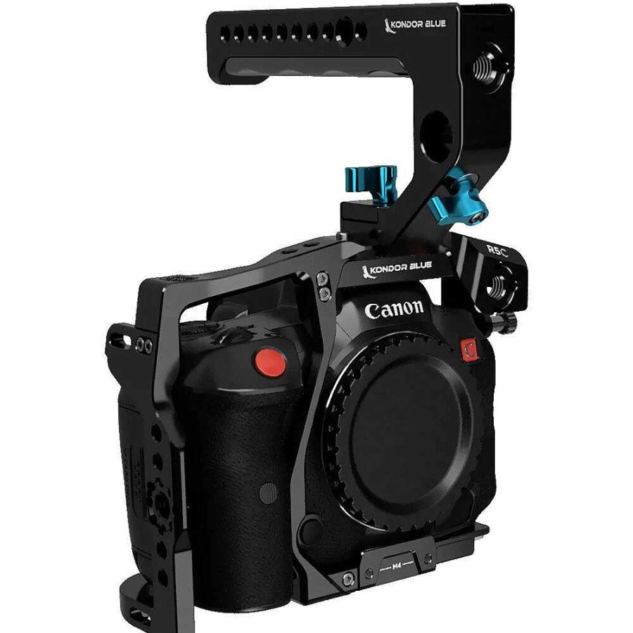 Kondor Blue Kondor Blue Cage For Canon R5 C With Top Handle (Raven Black) Camera Support Systems