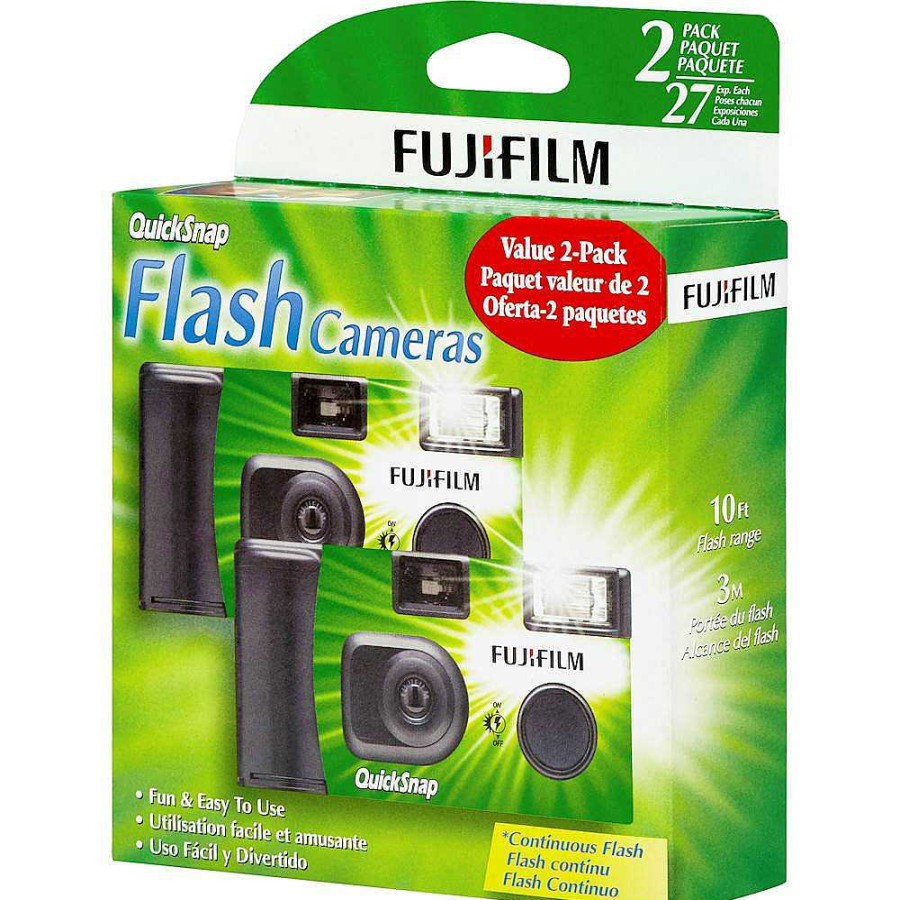 Fujifilm Fujifilm Quicksnap Flash 400 Single-Use Camera With Flash (2 Pack) Film Cameras