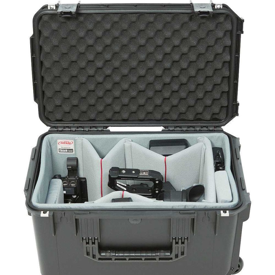 SKB Cases Skb Cases Iseries 2213-12 Case With Think Tank Video Dividers & Lid Foam (Black) Video Camera Bags