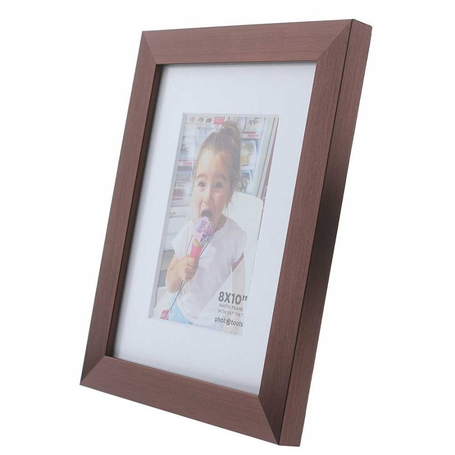 Phototools Phototools 8 X 10" Photo Frame With 5 X 7" Mat Opening (Bronze) Frames & Albums