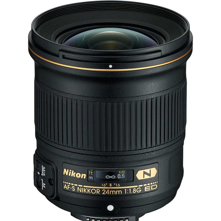 Nikon Nikon Af-S Nikkor 24Mm F/1.8G Ed Lens Wide Angle Lenses