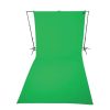 Westcott Westcott 9 X 20 Ft Wrinkle-Resistant Cotton Backdrop (Chroma Key Green) Chroma Key Backgrounds