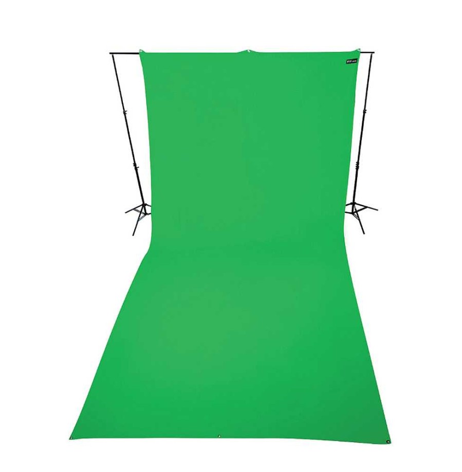 Westcott Westcott 9 X 20 Ft Wrinkle-Resistant Cotton Backdrop (Chroma Key Green) Chroma Key Backgrounds