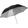 Westcott Westcott 43 In. Collapsible Optical White Satin Umbrella With Removable Black Cover Lighting Umbrellas