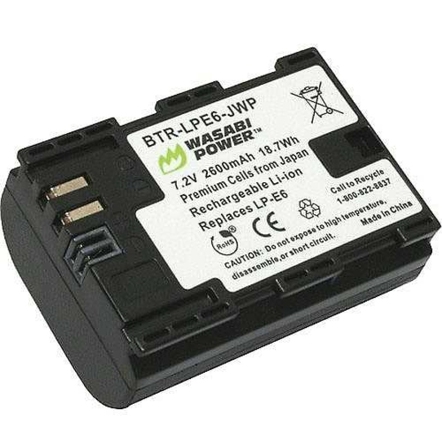 Wasabi Power Wasabi Power Lpe6 Lithium-Ion Replacement Battery Batteries & Adapters