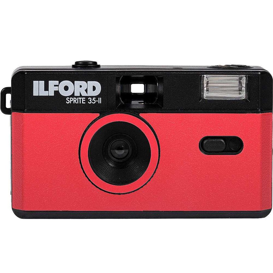 Ilford Ilford Sprite 35-Ii Film Camera (Black & Red) Film Cameras