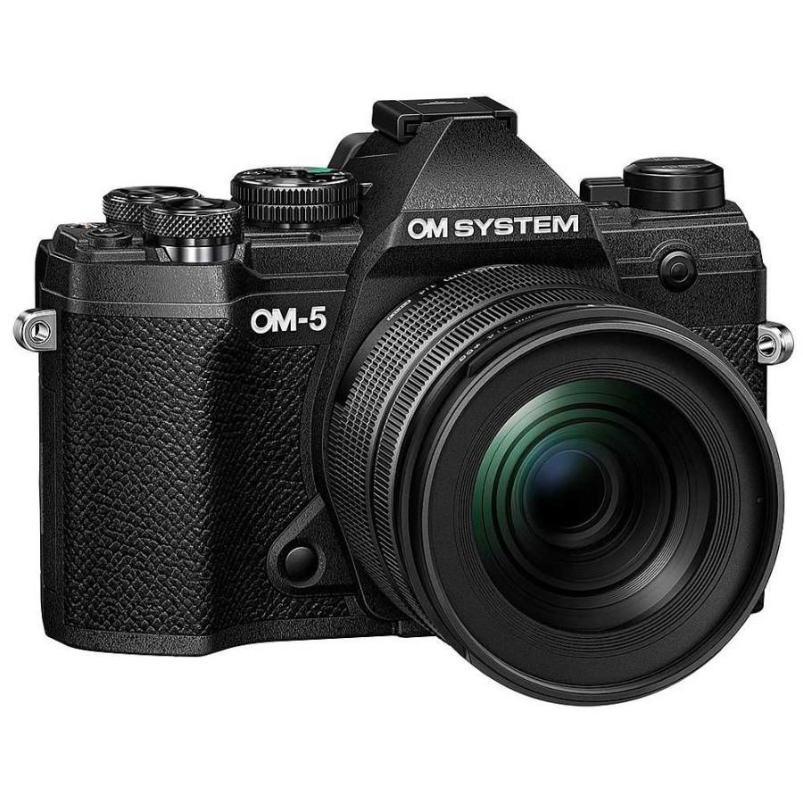 OM System Om System Om-5 Mirrorless Micro Four Thirds Digital Camera With 12-45Mm F/4 Pro Lens (Black) Mirrorless