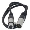 Calrad Calrad Microphone Cable Male To Female Xlr (3 Ft. Long) Audio Cables