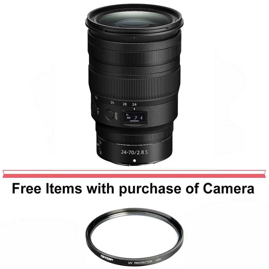 Nikon Nikon Nikkor Z 24-70Mm F/2.8 S Lens With Filters And Cleaning Kit Normal Lenses