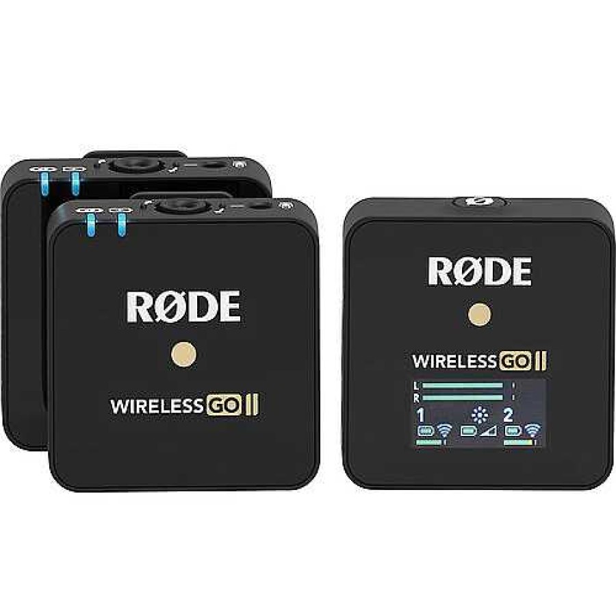 Rode Microphones Rode Microphones Wireless Go Ii 2-Person Compact Digital Wireless Microphone System/Recorder (2.4 Ghz, Black) Wireless Audio Systems