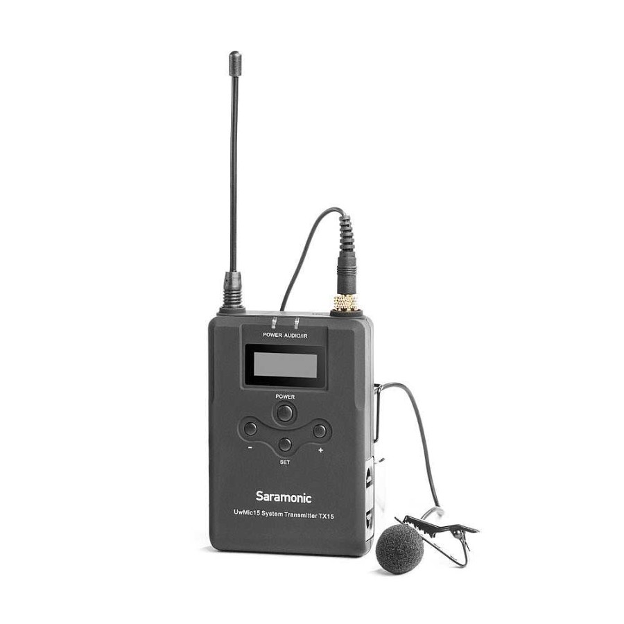 Saramonic Saramonic Uwmic15 Uhf Wireless Lavalier Microphone System (555 To 579 Mhz) Microphones