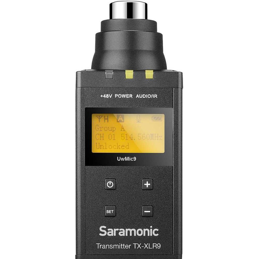 Saramonic Saramonic Tx-Xlr9 Plug-On Xlr Transmitter For Uwmic9 Uhf Wireless Mic System (514 To 596 Mhz) Microphones Accessories