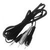 Calrad Calrad Stereo Mini Y Adapter Single 3.5Mm Plug To Dual Rca Males (6 Ft. Long) Video Cables