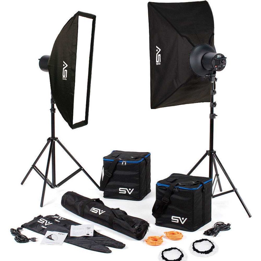 Smith Victor Smith Victor Cine-Flood 3000 2 Head Kit With Bowens Mount Led Lights & Kits