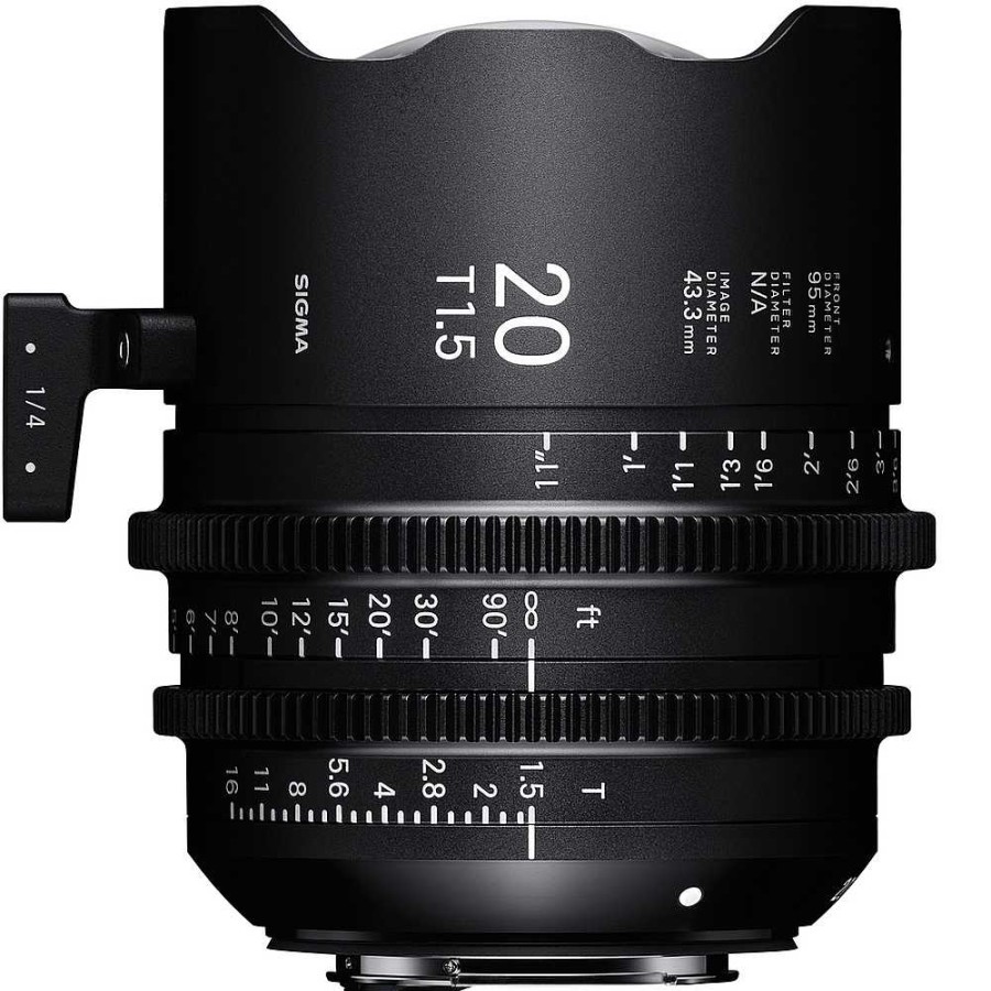 Sigma Sigma 20Mm T1.5 Ff High Speed Prime Lens For Canon Ef Mount Digital Cinema Lenses