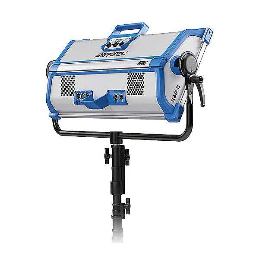 Arri Arri Skypanel S60-C Led Softlight With Manual Yoke (Blue/Silver, Edison) Led Lights & Kits