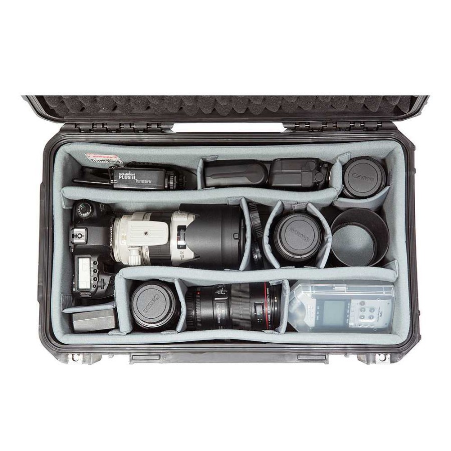 SKB Cases Skb Cases Iseries 2011-7 Case With Photo Dividers & Lid Foam (Black) Camera System Cases