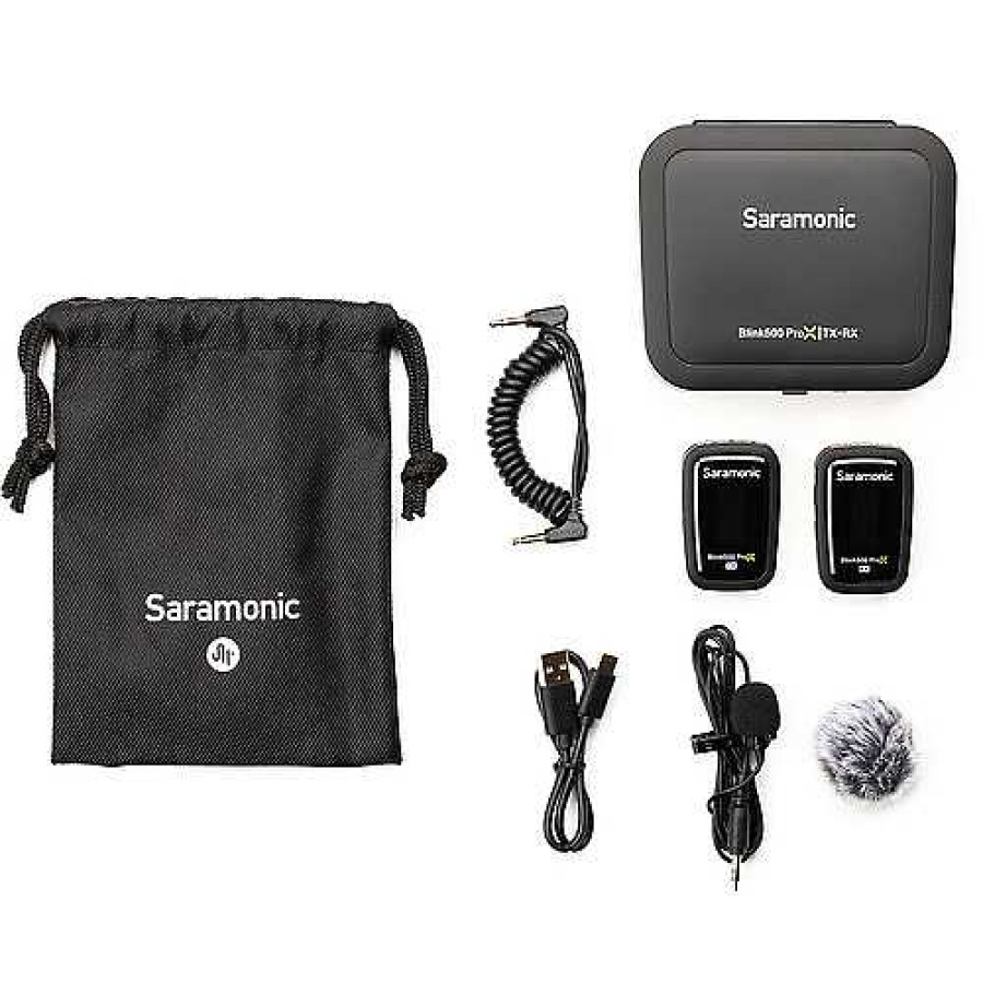 Saramonic Saramonic Blink 500 Prox B1 Digital Camera-Mount Wireless Omni Lavalier Microphone System (Black, 2.4 Ghz) Wireless Audio Systems