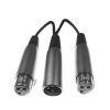 Calrad Calrad High Grade Xlr Male To Dual Female Y Cable (6.5 In. Long) Audio Cables