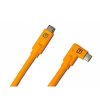 Tether Tools Tether Tools Tetherpro Usb-C To Usb-C Right Angle Cable (15 Ft., Orange) Cables