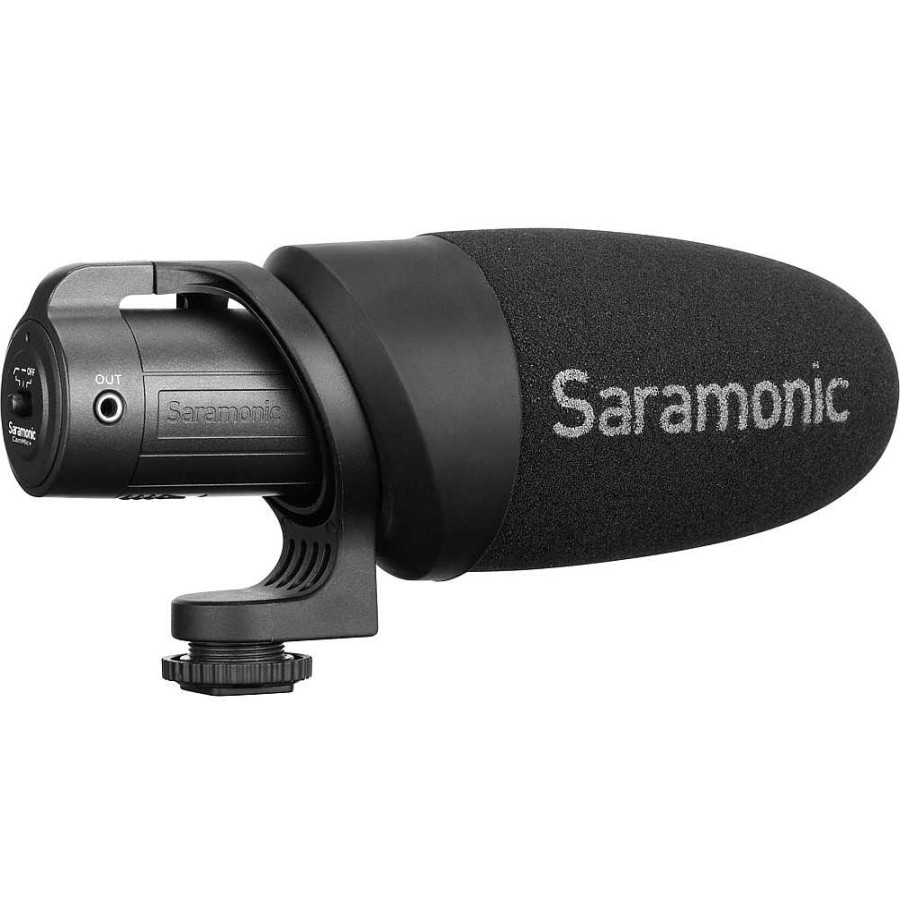 Saramonic Saramonic Cammic+ Battery-Powered Camera-Mount Shotgun Microphone For Dslr Cameras And Smartphones Microphones