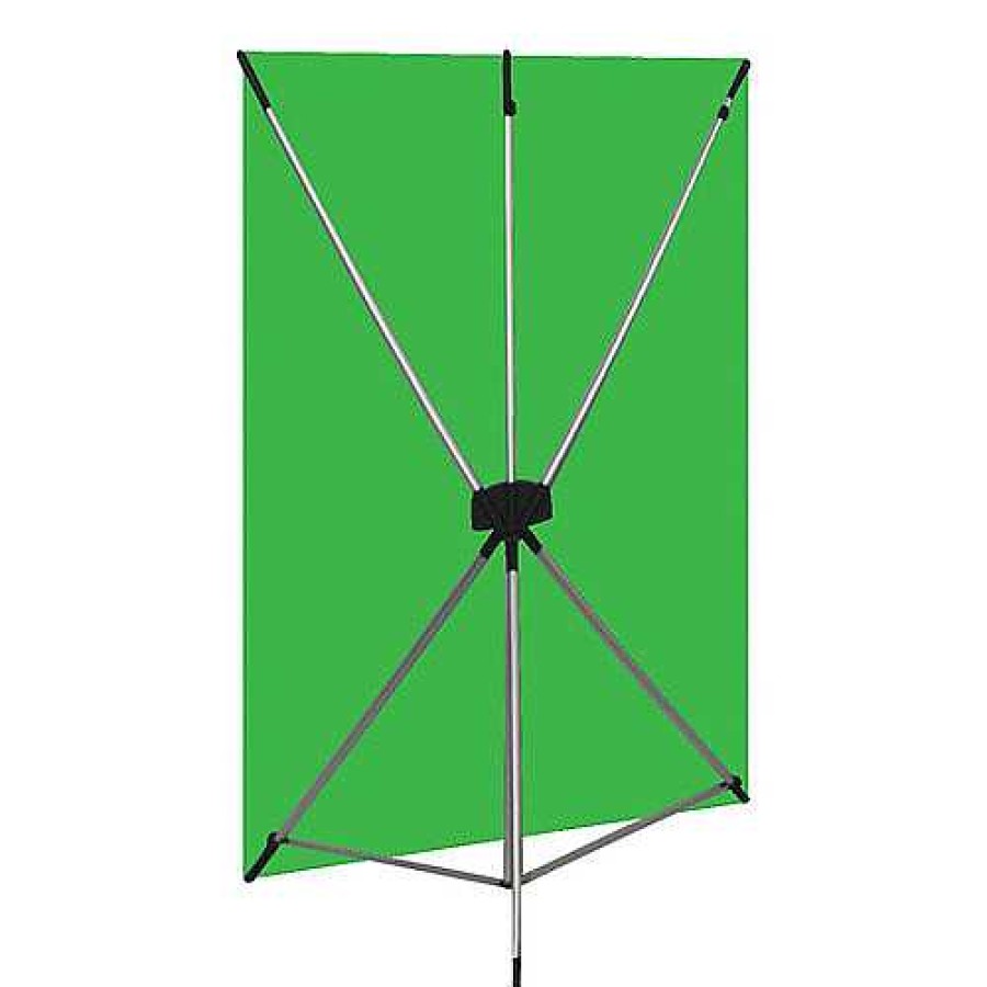 Westcott Westcott X-Drop Kit (5 X 7 Ft., Green Screen) Fabric Backgrounds