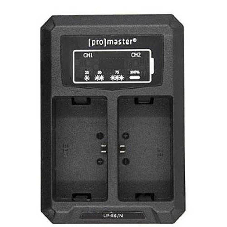 Promaster Promaster Dually Charger For Canon Lp-E6 And Lp-E6N Batteries & Adapters