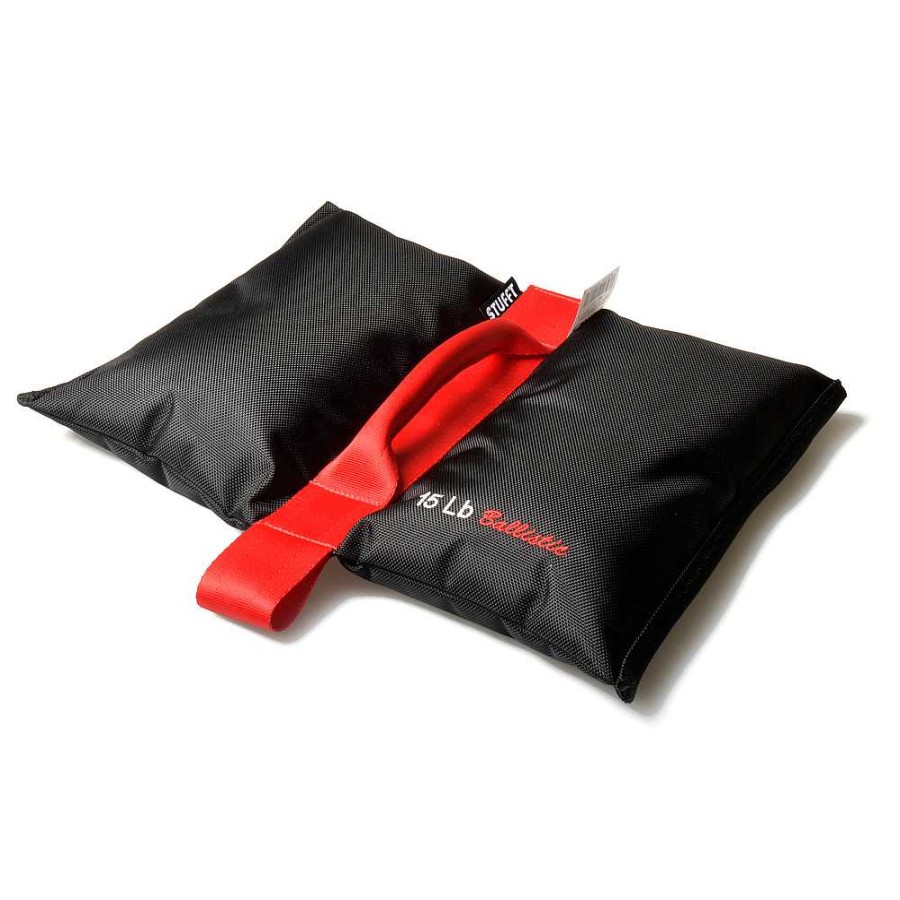 STUFFT Stufft Sandbag 15 Lb (Black With Red Handle) Sand & Weight Bags