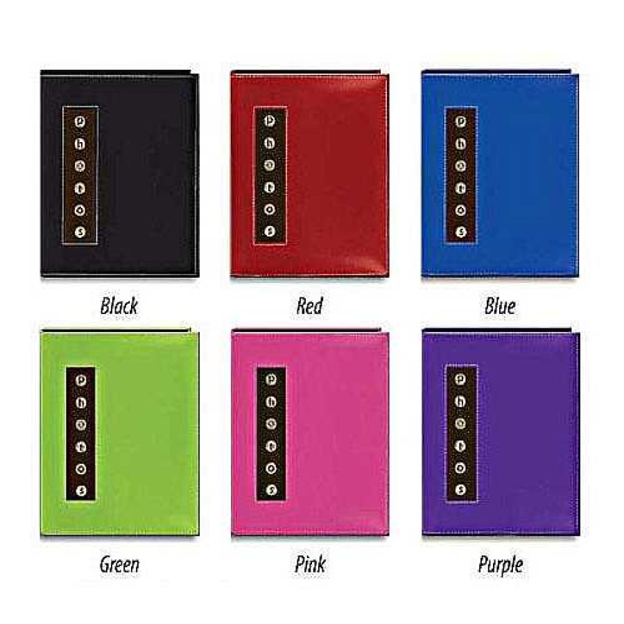 Pioneer Pioneer 4X6 Metal Button Sewn Brag Photo Album (Assorted Colors) Frames & Albums