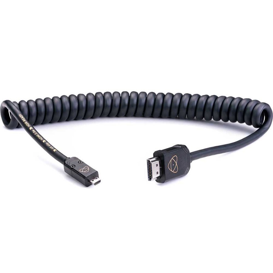 Atomos Atomos Atomflex Coiled Micro-Hdmi To Hdmi Cable (16 To 32 In.) Cables