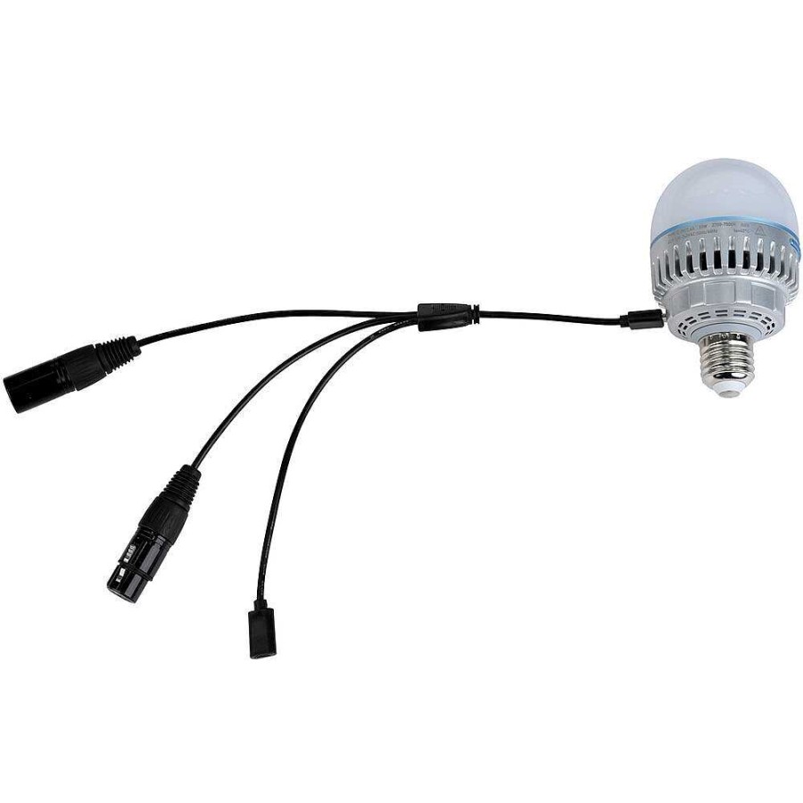 Nanlite Nanlite 10 In. Usb Type-C To Dmx Cable For Pavobulb And Pixeltube Continuous Lighting Cables And Connectors