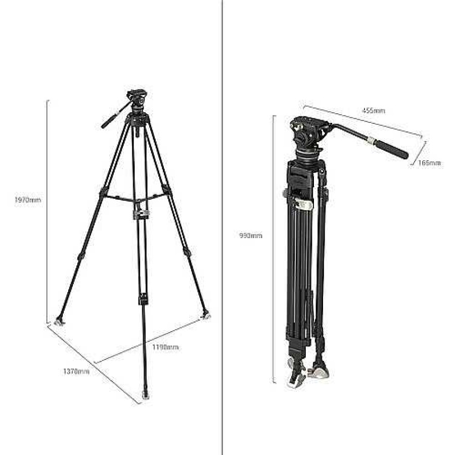 SmallRig Smallrig Freeblazer Heavy-Duty Carbon Fiber Tripod System Video Tripods & Supports