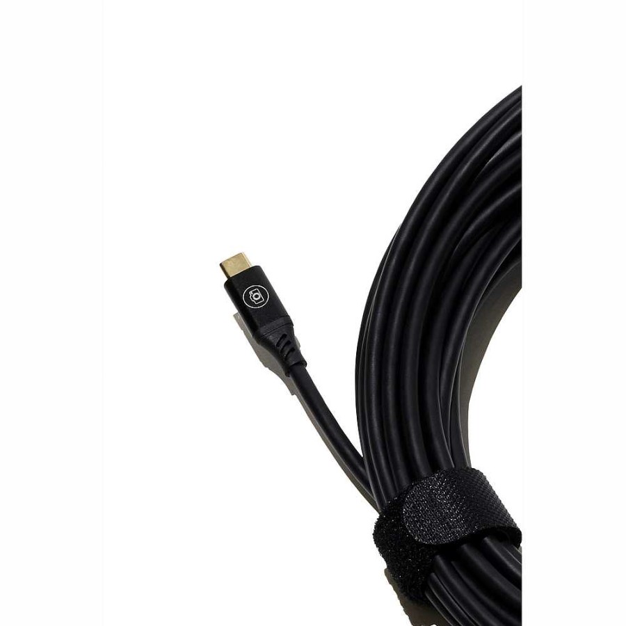 LVNA Lvna 32.8 Ft. Straight Male Usb-C To Straight Male Usb-C Directional Tether Cable (Black) Cables